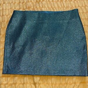 Teal Mini Skirt